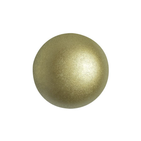 14mm Czech Glass Cabochon - Pastel Lime