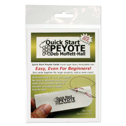 Quick Stitch Peyote Cards – 8/0 Delica or 6/0 Seed – 3 Per Pack