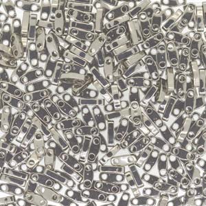 Miyuki Quarter Tila Beads - 5g Bag - Nickel