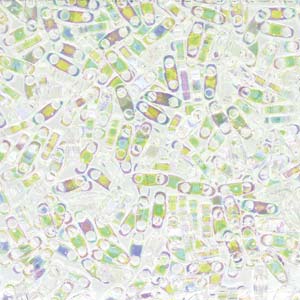 Miyuki Quarter Tila Beads - 5g Bag – Crystal AB - QTL0250