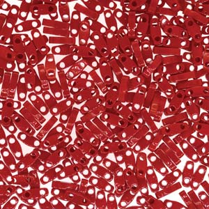 Miyuki Quarter Tila Beads - 5g Bag - Opaque Red