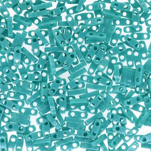 Miyuki Quarter Tila Beads - 5g Bag - Opaque Turquoise