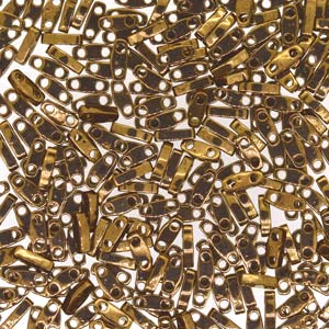 Miyuki Quarter Tila Beads - 5g Bag - Bronze Metallic