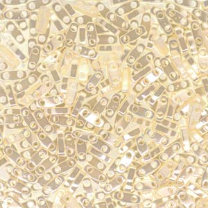 Miyuki Quarter Tila Beads - 5g Bag - Ivory Ceylon