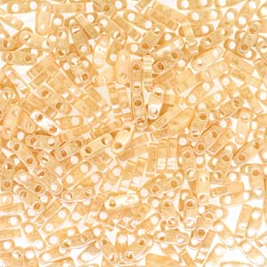 Miyuki Quarter Tila Beads - 5g Bag - Dk Beige Ceylon
