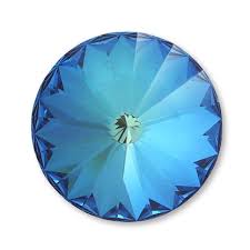 Swarovski Rivoli 12mm  - Crystal Royal Blue Delite