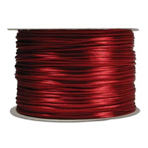 1mm Wine Satin Cord – Per Meter