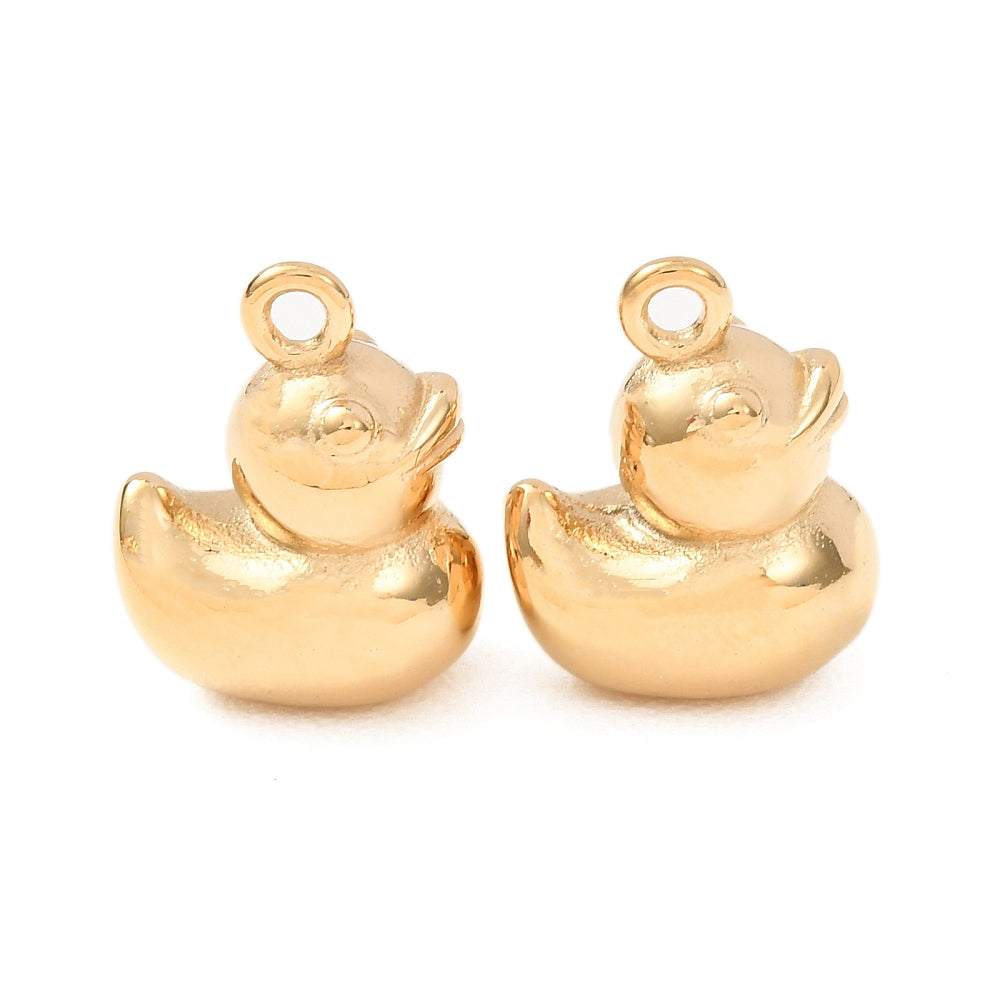 Duck Charms 18.5x14x9.5mm  - Per Piece