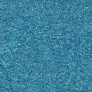 Miyuki 1.8mm Cube Beads - 5g Bag - Transparent Aqua