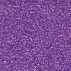 Miyuki 1.8mm Cube Beads - 5g Bag - Orchid Lined Crystal