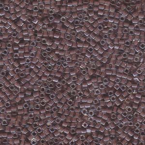 Miyuki 1.8mm Cube Beads - 5g Bag - Cocoa Lined Crystal