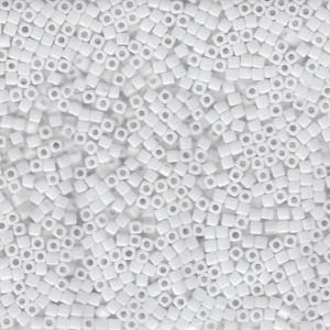 Miyuki 1.8mm Cube Beads - 5g Bag - White