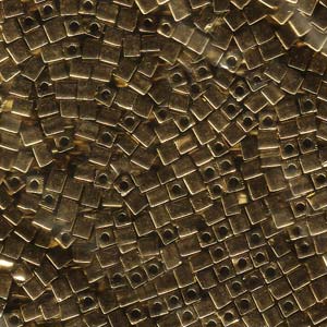 Miyuki Cubes 3mm - 5g Bag - Metallic Dark Bronze
