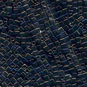 Miyuki Cubes 3mm 20g Tube – Metallic Brown Iris
