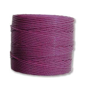 Superlon Bead Cord- 70 Meter Spool - Plum