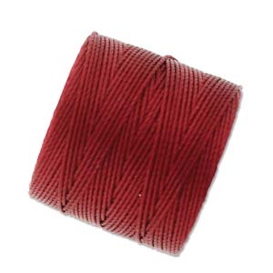 Superlon Bead Cord - 70 Meter Spool - Red Hot