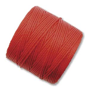 Superlon Bead Cord- 70 Meter Spool – Shanghai Red