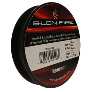 S-Lon Fire 6lb - Black - 125 Yard Spool