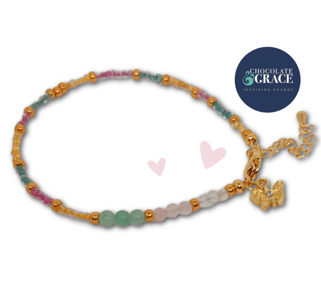 Sisterhood Bracelet Kit - Includes FREE Chocolate Gift & Affirmation Cards (Exclusive Partnership with Chocolate & Grace)