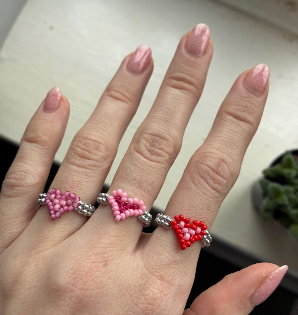 Simple Heart Ring Pattern by Hannah - Instant Download or Printed Copy