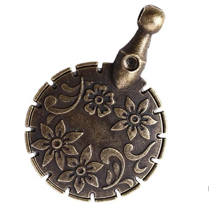 Antique Brass Thread Cutter Pendant