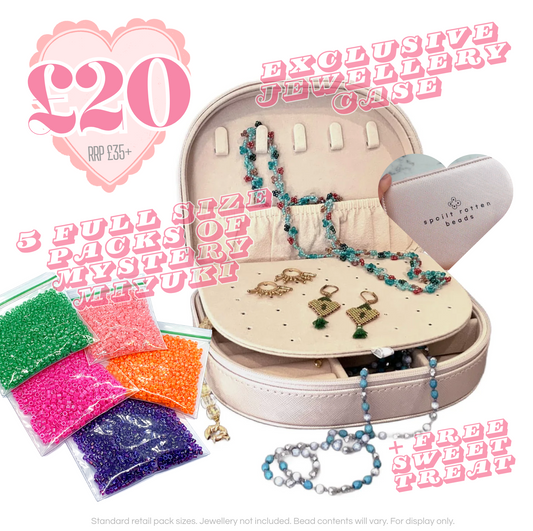Exclusive Limited Edition - Spring VIP Bundle - Jewellery Case, 5 Miyuki Packs & More - RRP £35+