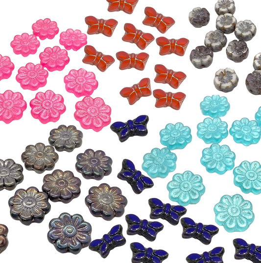 Va Va Vintage - Vintage Glass Beads Grab Bag 🦋  - 60pc Wholesale Limited Edition