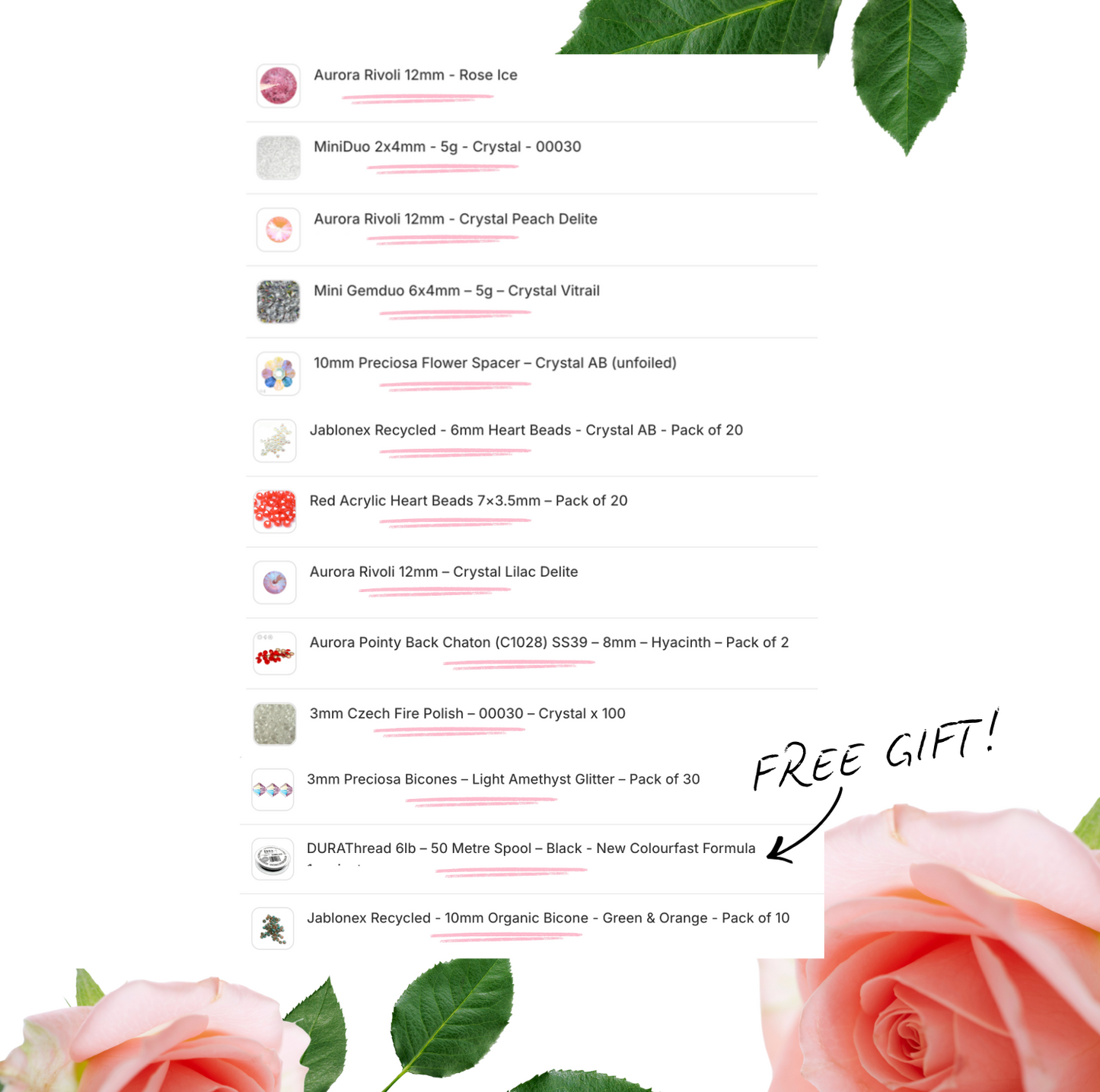 Blushing Bouquet 💐 - Limited Edition Valentine's Beading Bundle - Just £15!