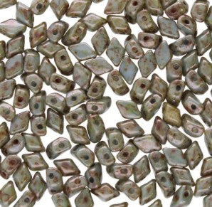 Mini Gemduo 6x4mm - 5g -Chalk Blue Glaze
