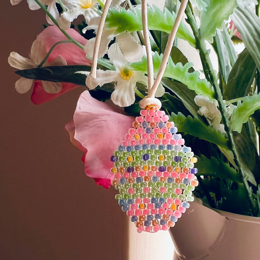 St Petersburg Egg Charm - Free Easter Delica Beading Pattern Download