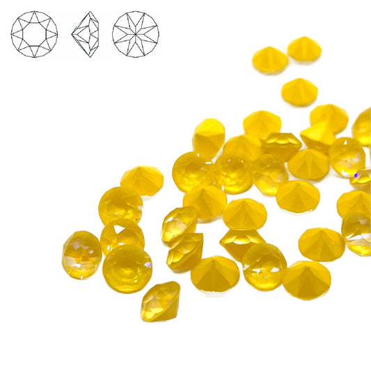Aurora Pointy Back Chaton (C1028) SS39 – 8mm – Sunshine Delite – Pack of 2