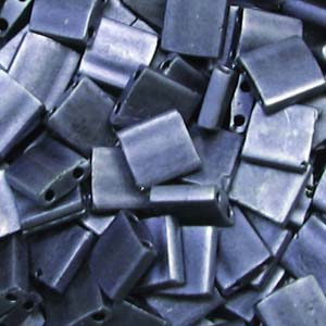 Miyuki Tila Beads - 5g Bag – Gunmetal Matte