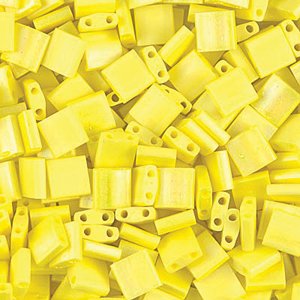 Miyuki Tila Beads - 5g Bag – Matte Opaque Yellow