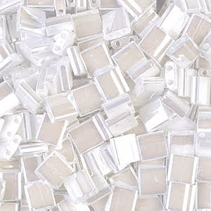Miyuki Tila Beads - 5g Bag – White Pearl
