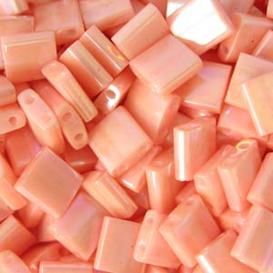 Miyuki Tila Beads - 5g Bag – Semi Matte Opaque Salmon
