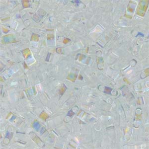 Miyuki Half Tila Beads - 5g Bag – Crystal AB