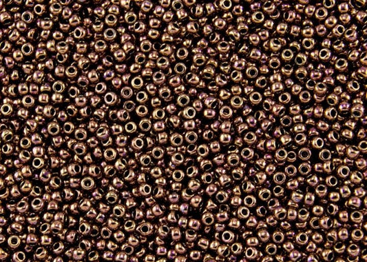 11/0 Toho Seed Beads - 10g Bag – Dark Bronze