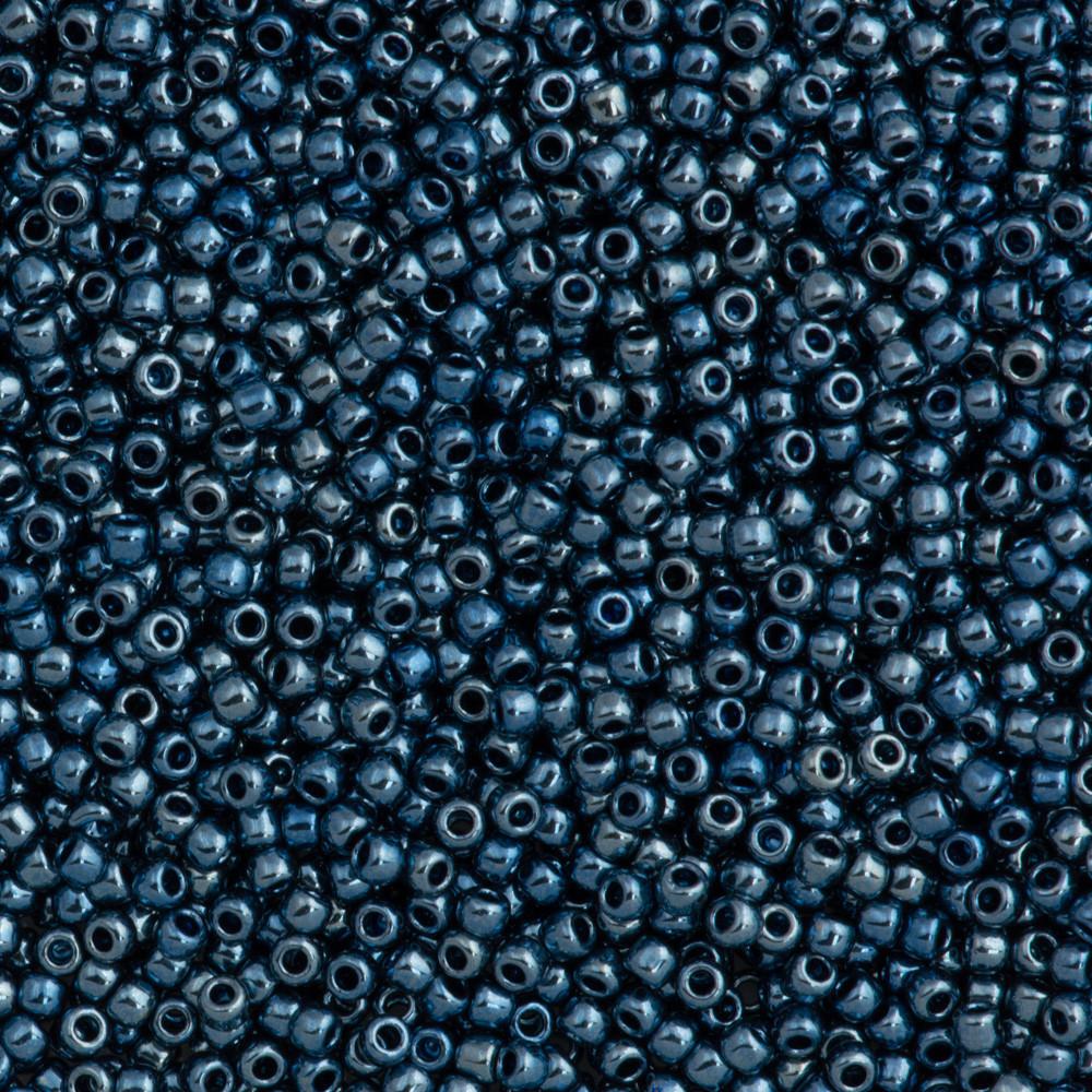 11/0 Toho Seed Beads - 10g Bag – Galvanized Peacock Blue
