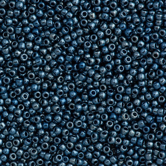11/0 Toho Seed Beads - 10g Bag – Galvanized Peacock Blue