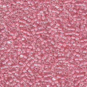 Miyuki Triangle 10/0 – 10g Bag – Colour Lined Pink