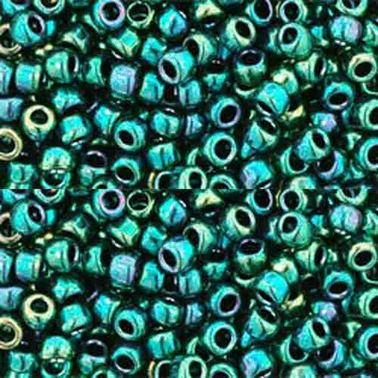 8/0 Toho Seed Beads - 10g Bag – Higher Metallic June Bug