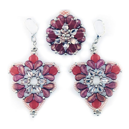 Chandelier Earring and Statement Ring Pattern - Instant Download or Printed Copy
