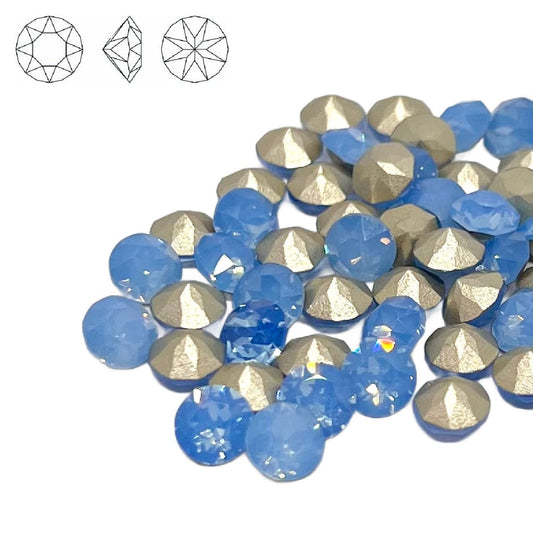 Aurora Pointy Back Chaton (C1088) SS29 – 6mm – Air Blue Opal – Pack of 2