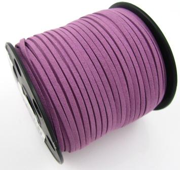 3mm Amethyst Microfiber Suede per meter