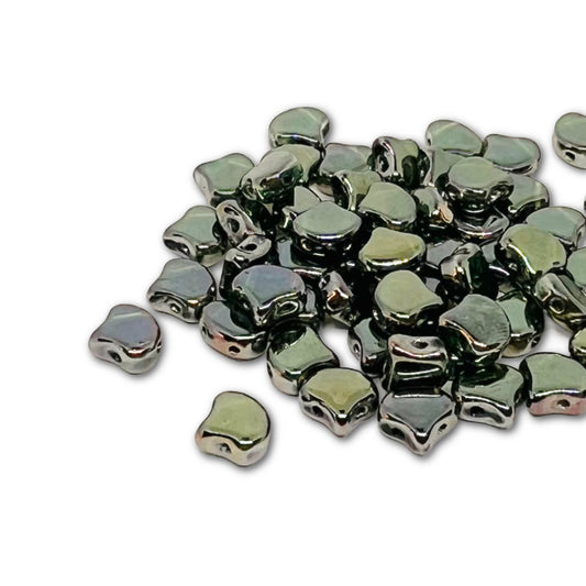 Ginko Beads 7.5mm – 10g Pack (approx 35 beads) – Aquamarine Full Celsian