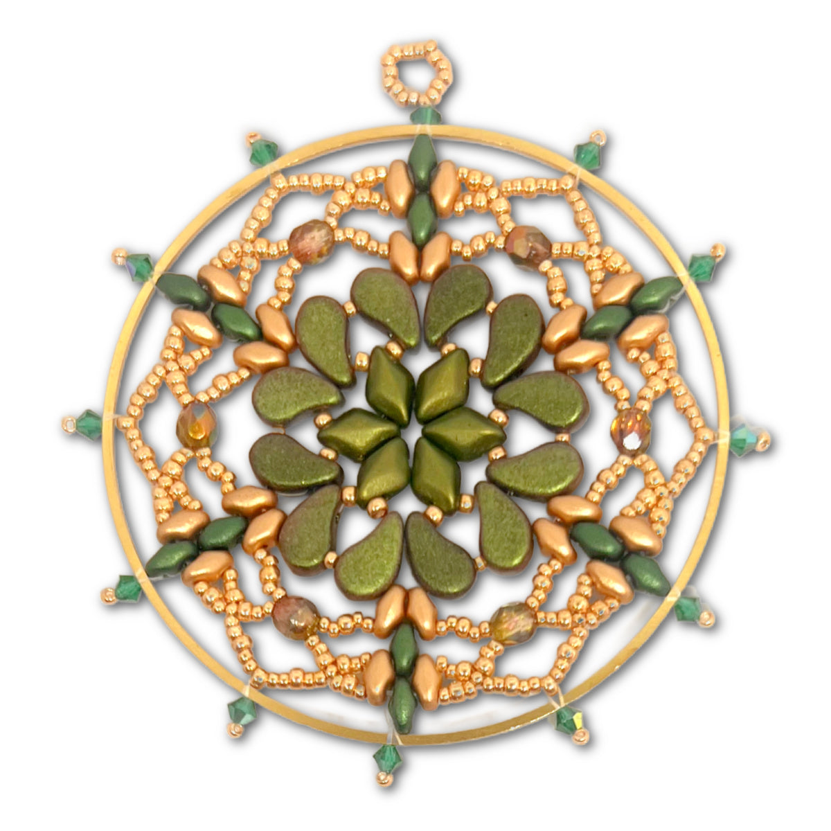 Asteri Christmas Ornament Kit - Goldshine Green