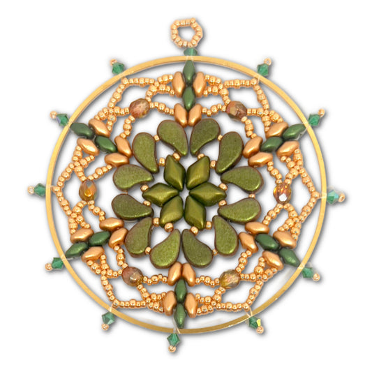 Asteri Christmas Ornament Kit - Goldshine Green