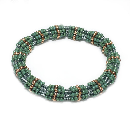 Banded Bangle Pattern by Leslie Rogalski - Instant Download or Printed Copy