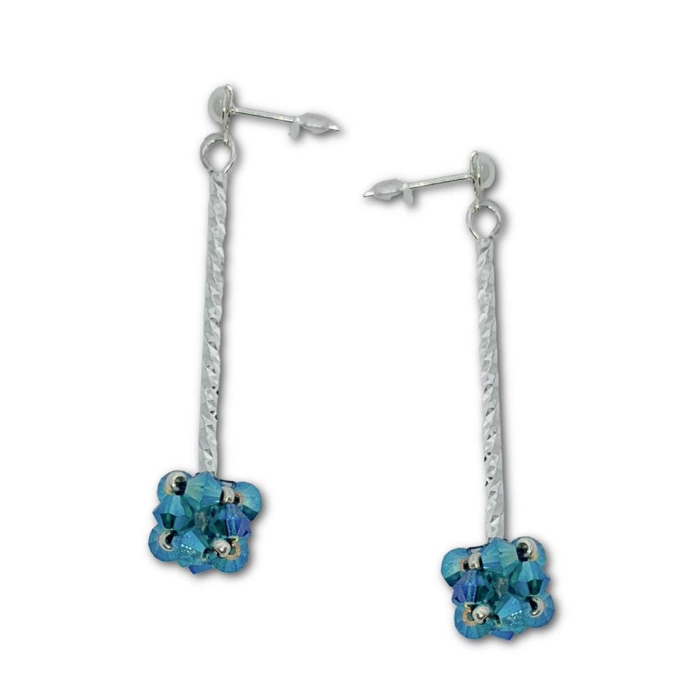 Crystal Drop Earring Pattern - Instant Download or Printed Copy