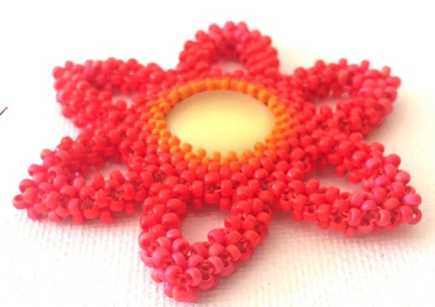 Bezelling with Cubic Right Angle Weave Pattern by Susie Hoad - Instant Download or Printed Copy